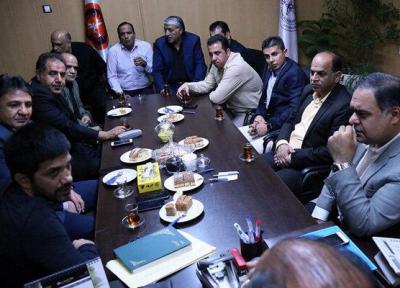 نشست مسئولان ورزش شهرداری تهران و فدراسیون کشتی برگزار گردید